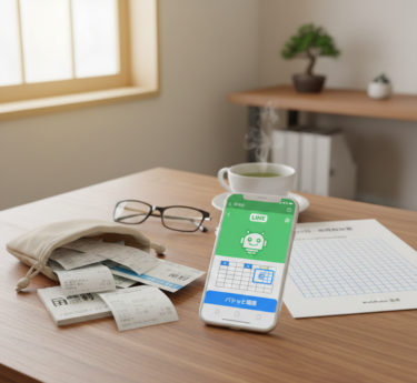 LINEで完結！領収書整理の救世主：『パシャっと経理』